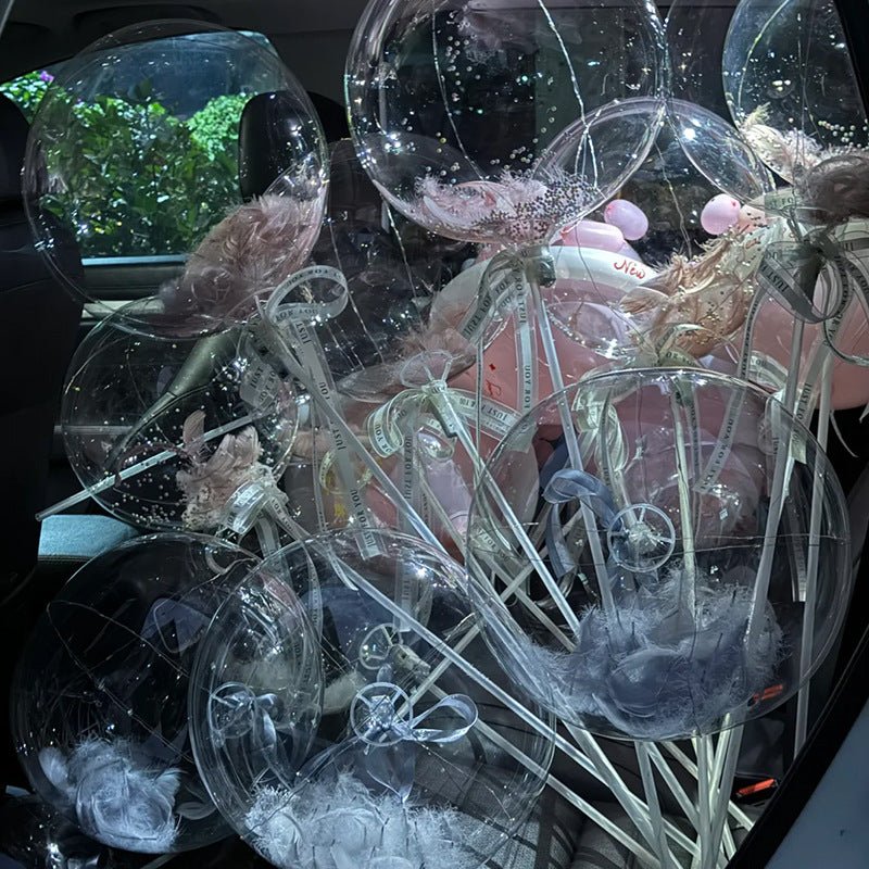 50 Pcs BOBO Balloon Support Rod 16“ - YauSpark