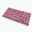 50 Pcs Three - Layer Floral Scented Soap Rose Petals Body Soap in Gift Box Lotus Root Pink - YauSpark