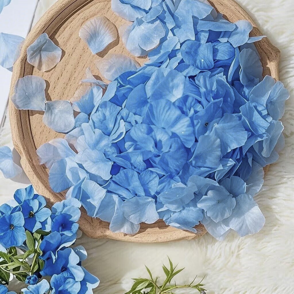 500 Pc Silk Rose Petals Confetti Dark Blue Gradient - YauSpark