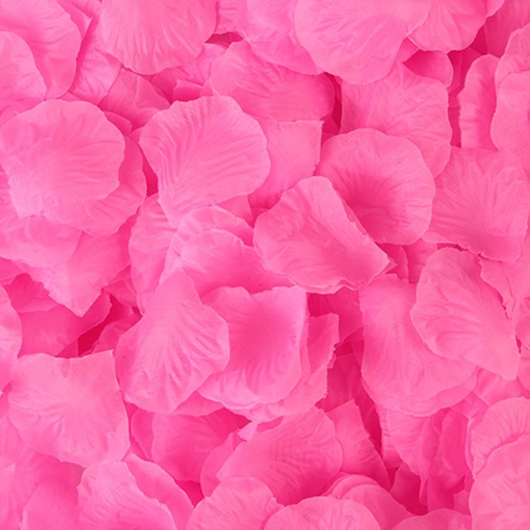 500 Pc Silk Rose Petals Confetti Dark Pink - YauSpark