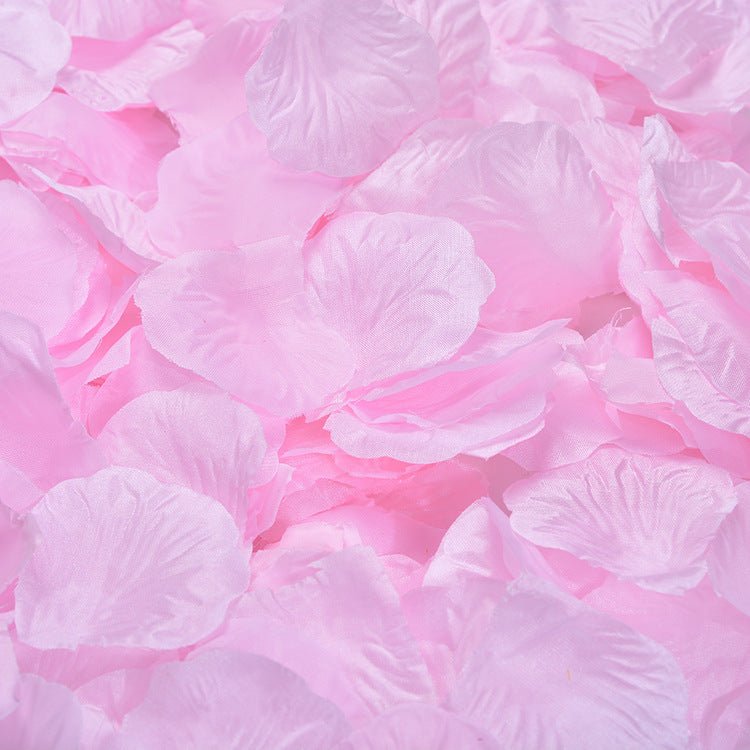 500 Pc Silk Rose Petals Confetti Light Pink - YauSpark