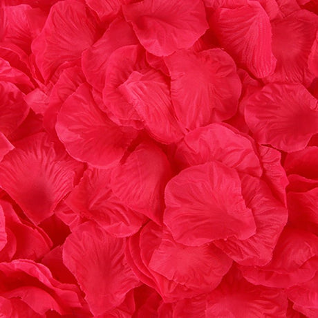 500 Pc Silk Rose Petals Confetti Rose Red - YauSpark