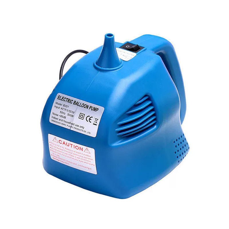 500W Mini Single Hole Electric Balloon Pump Blue - YauSpark
