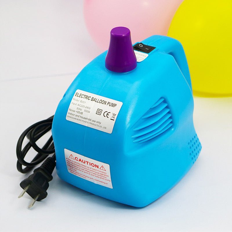 500W Mini Single Hole Electric Balloon Pump Purple - YauSpark