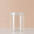 6 Pack 26oz Clear Plastic Jars Wide - mouth Storage Containers 4"x5" - YauSpark