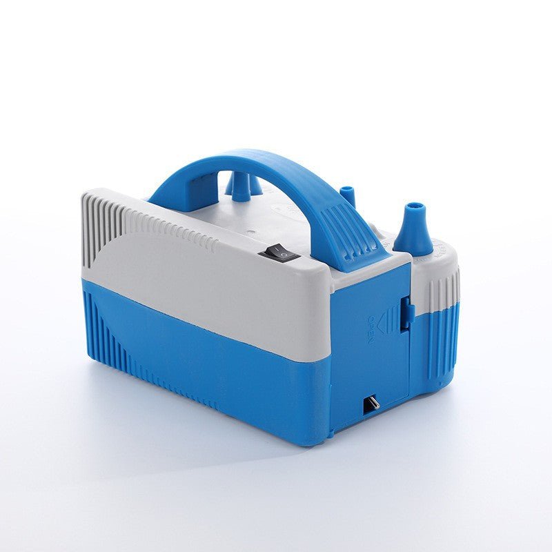 700W White Blue Double Nozzle Electric Balloon Pump - YauSpark