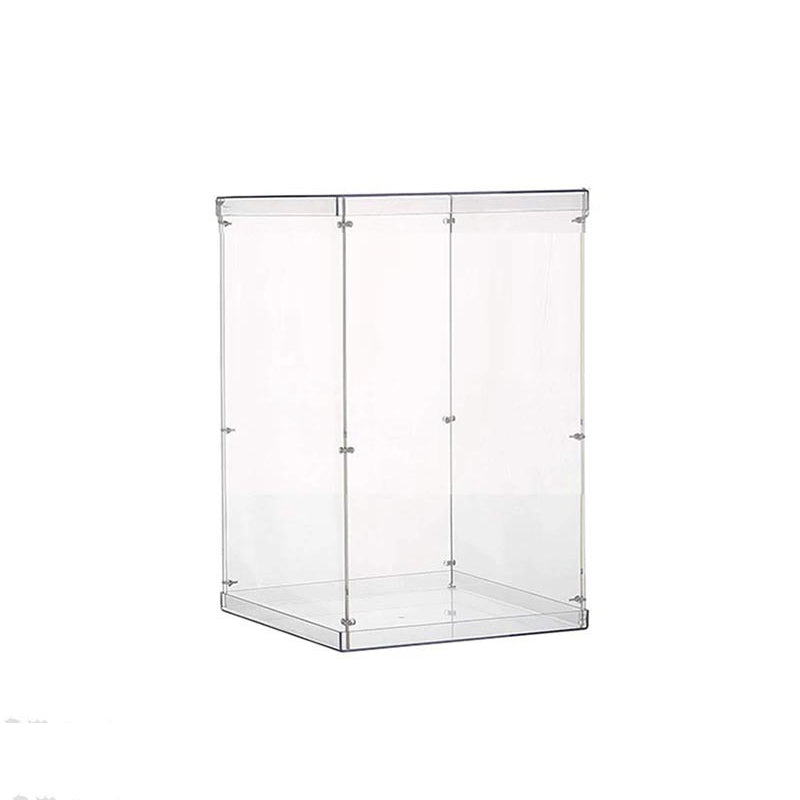 Clear Acrylic Pedestal Riser, Transparent Display Box 20"