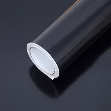 Adhesive Vinyl Roll 12"x16ft Glossy Black - YauSpark