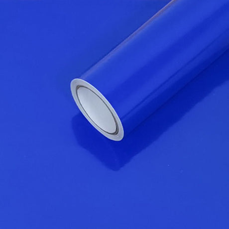 Adhesive Vinyl Roll 12"x16ft Glossy Blue - YauSpark