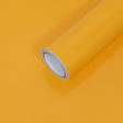 Adhesive Vinyl Roll 12"x16ft Glossy Dark Yellow - YauSpark