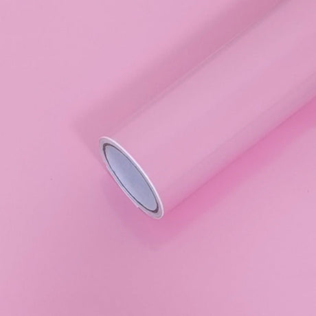 Adhesive Vinyl Roll 12"x16ft Glossy Light Pink - YauSpark