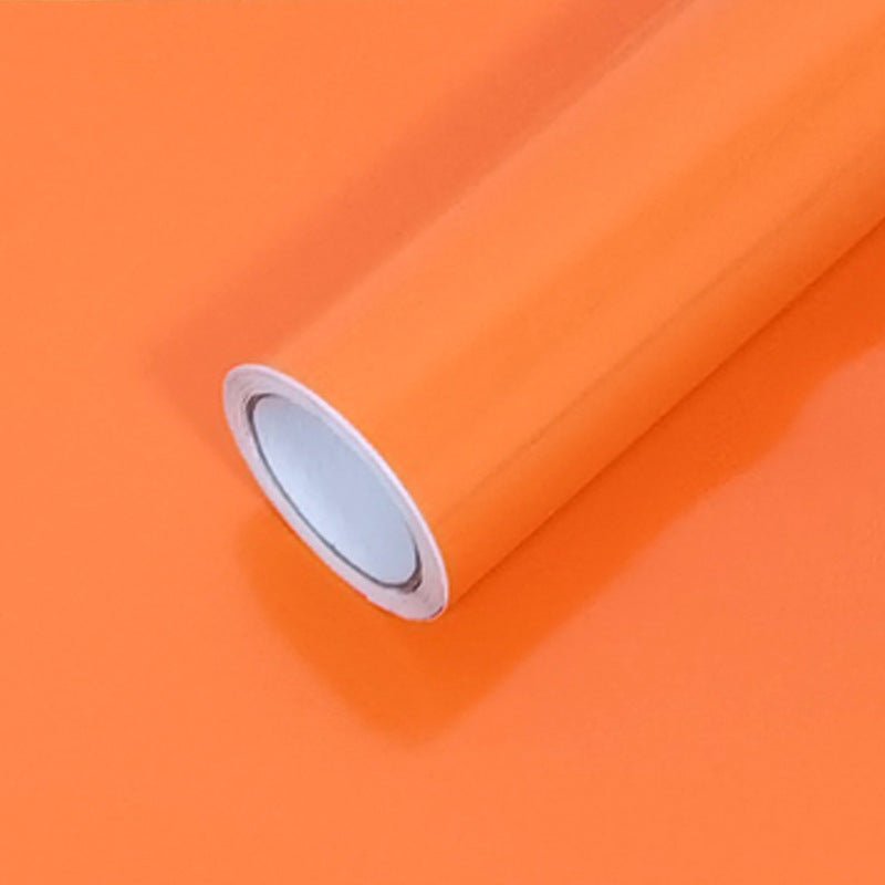 Adhesive Vinyl Roll 12"x16ft Glossy Orange - YauSpark