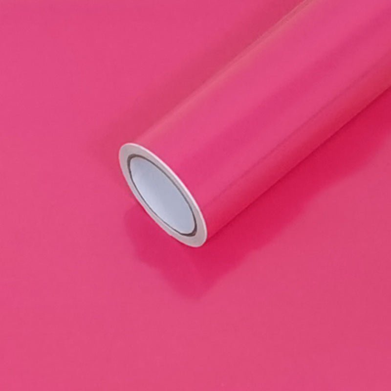 Adhesive Vinyl Roll 12"x16ft Glossy Rose Red - YauSpark