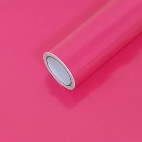 Adhesive Vinyl Roll 12"x16ft Glossy Rose Red - YauSpark
