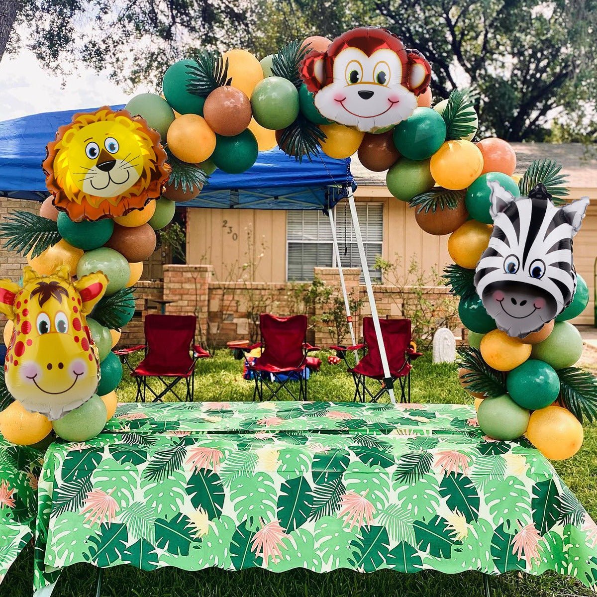 Adjustable DIY Table Top Balloon Arch Stand Kit 12ft - YauSpark