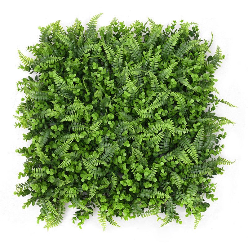 Artificial Boston Fern Eucalyptus Boxwood Greenery Garden Wall 4 Panels 12 Sq. ft. - YauSpark