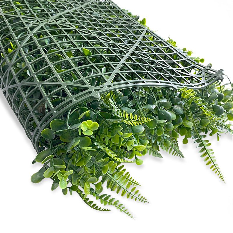 Artificial Boston Fern Eucalyptus Boxwood Greenery Garden Wall 4 Panels 12 Sq. ft. - YauSpark