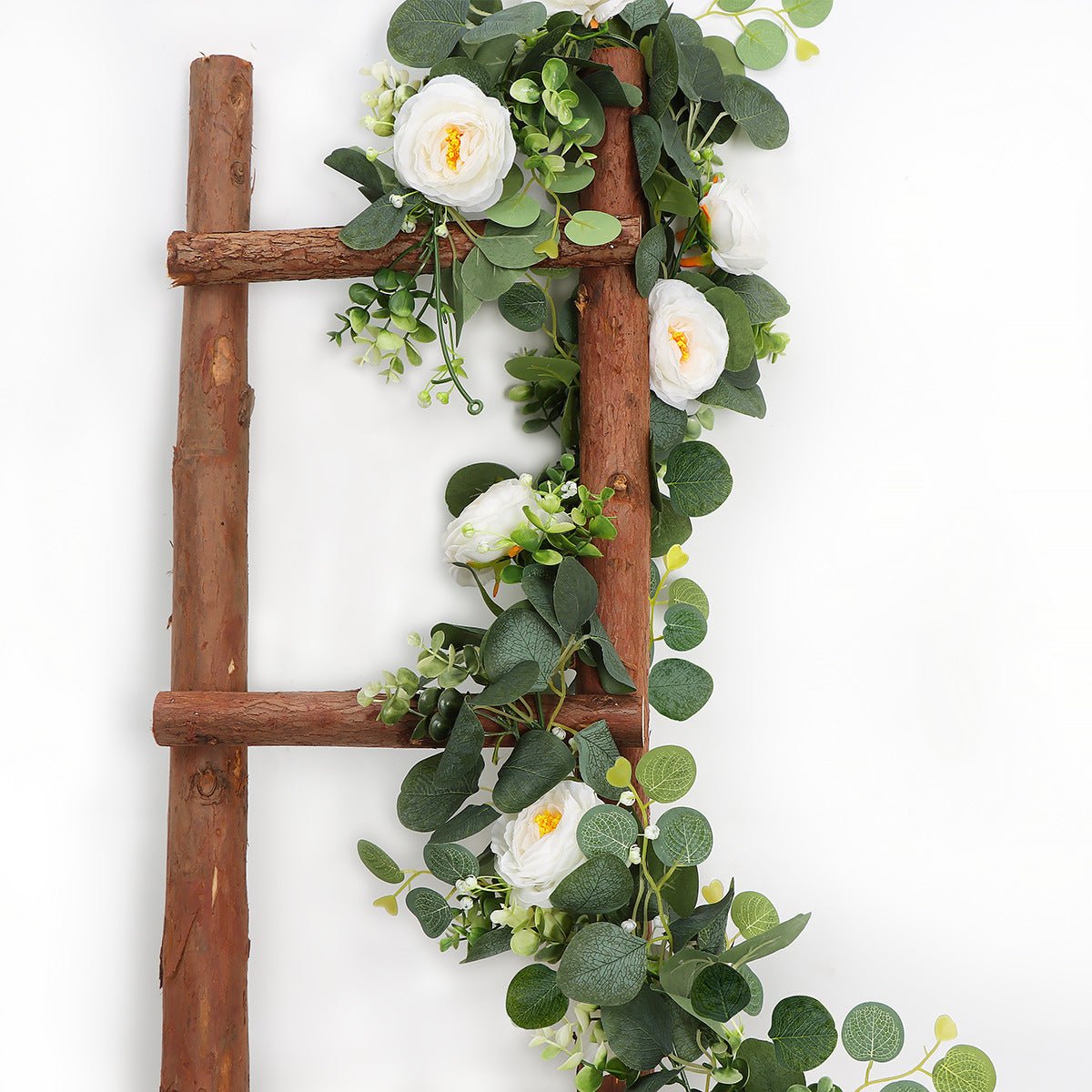 Artificial Eucalyptus Leaf Table Garland Floral Greenery Hanging Vines 5.5ft - YauSpark