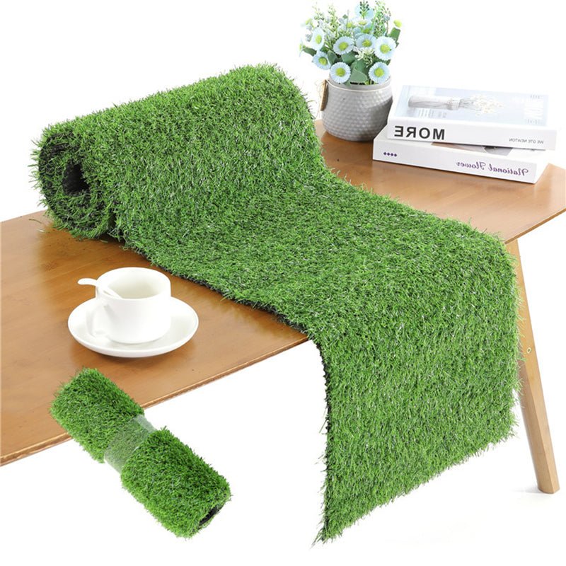 Artificial Grass Table Runner 9ft Green - YauSpark