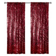 Big Payette Sequin Backdrop Drape Curtain 9ftx9ft Burgundy - YauSpark