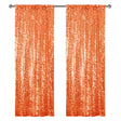 Big Payette Sequin Backdrop Drape Curtain 9ftx9ft Orange - YauSpark