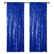 Big Payette Sequin Backdrop Drape Curtain 9ftx9ft Royal Blue - YauSpark