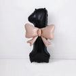 Bow Number Balloons Foil Mylar Large 40” Number 1 Black - YauSpark