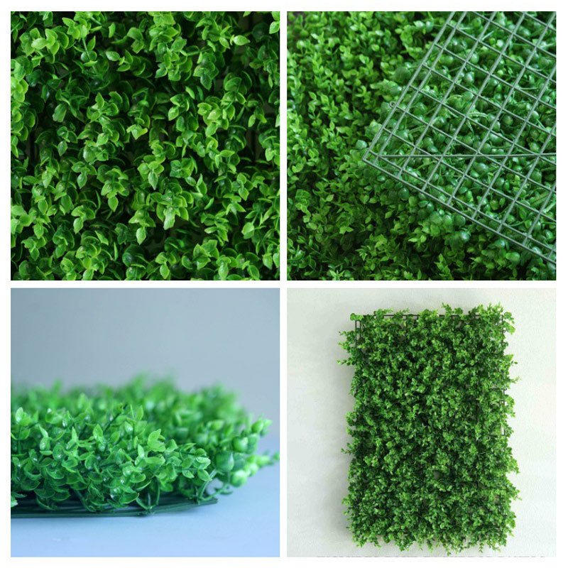 Boxwood Hedge Garden Wall Backdrop Mat 4 Artificial Panels 11 Sq ft Baby Green - YauSpark