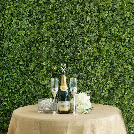 Boxwood Hedge Locust and Cypress Garden Wall Backdrop Mat 4 Artificial Panels 11 Sq ft Green - YauSpark