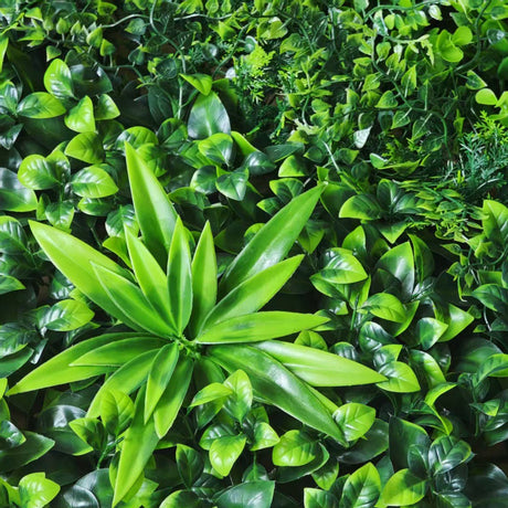 Boxwood/Fern Greenery Garden Wall, Grass Backdrop Mat 4 Artificial Panels 13 Sq. ft - YauSpark