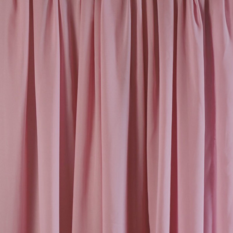 Chiffon Ceiling Drapery With Rod Pocket 5ftx32ft Bean Paste Pink - YauSpark