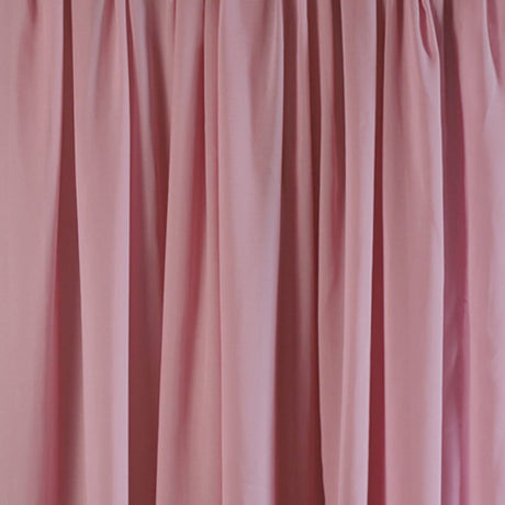 Chiffon Ceiling Drapery With Rod Pocket 5ftx32ft Bean Paste Pink - YauSpark