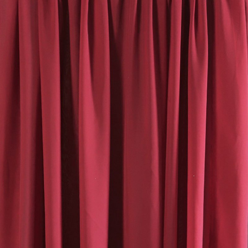 Chiffon Ceiling Drapery With Rod Pocket 5ftx32ft Burgundy - YauSpark