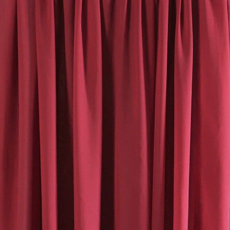 Chiffon Ceiling Drapery With Rod Pocket 5ftx32ft Burgundy - YauSpark