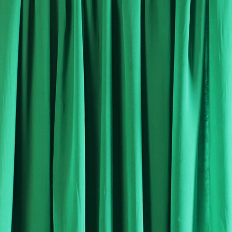 Chiffon Ceiling Drapery With Rod Pocket 5ftx32ft Dark Green - YauSpark