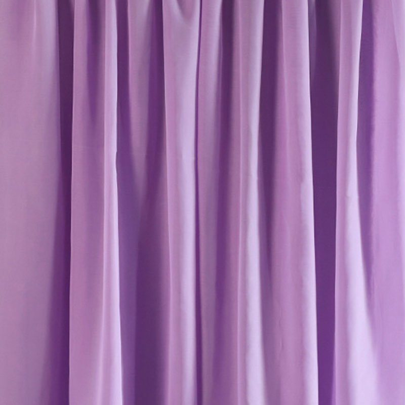 Chiffon Ceiling Drapery With Rod Pocket 5ftx32ft Light Purple - YauSpark
