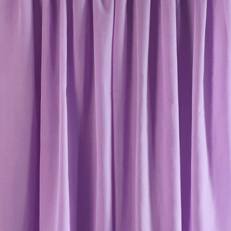 Chiffon Ceiling Drapery With Rod Pocket 5ftx32ft Light Purple - YauSpark
