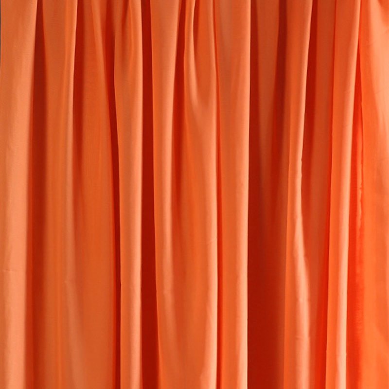 Chiffon Ceiling Drapery With Rod Pocket 5ftx32ft Orange - YauSpark