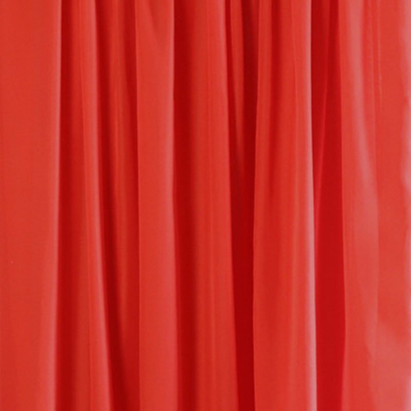 Chiffon Ceiling Drapery With Rod Pocket 5ftx32ft Red - YauSpark