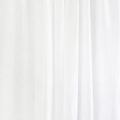 Chiffon Ceiling Drapery With Rod Pocket 5ftx32ft White - YauSpark