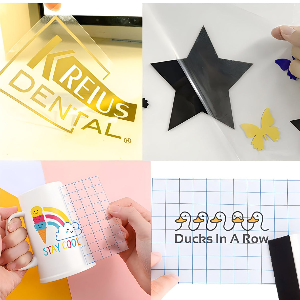 Clear Transfer Tape for Vinyl 164Ft Roll - YauSpark