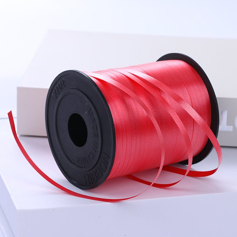 Decorative Satin Ribbon 500 Yards 1/5" Red - YauSpark
