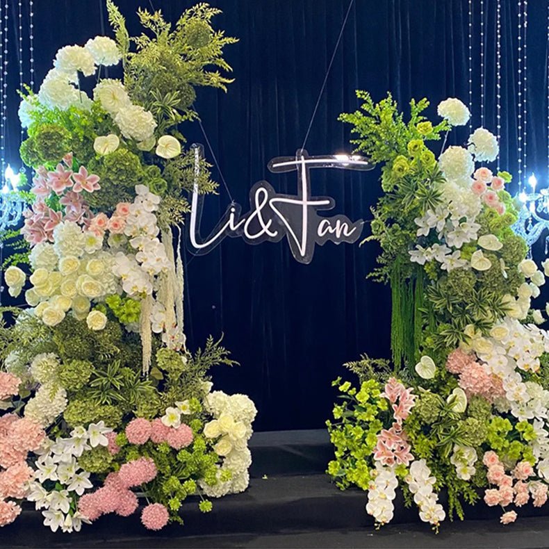 Elegant Gold Metal Wedding Arch Frames - YauSpark