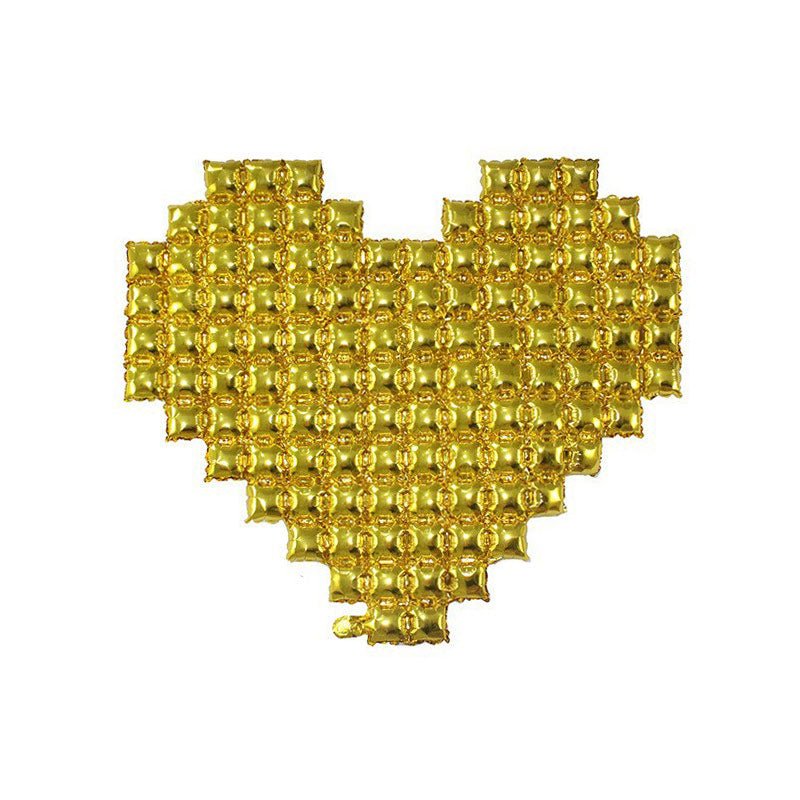 Extra Large Heart Mylar Foil Balloon 54"x46" Gold - YauSpark