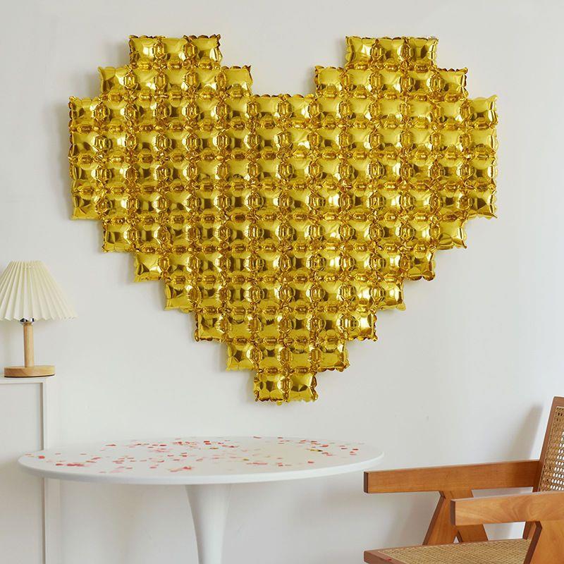 Extra Large Heart Mylar Foil Balloon 54"x46" Gold - YauSpark