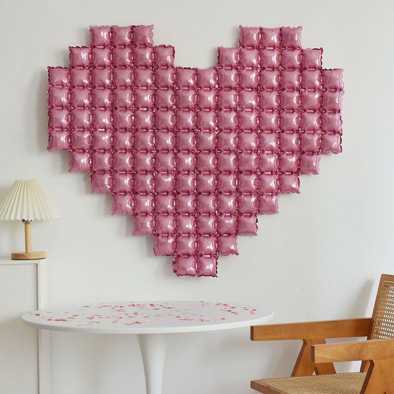 Extra Large Heart Mylar Foil Balloon 54"x46" Pearl Pink - YauSpark
