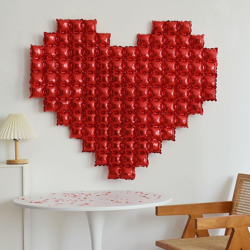 Extra Large Heart Mylar Foil Balloon 54"x46" Red - YauSpark