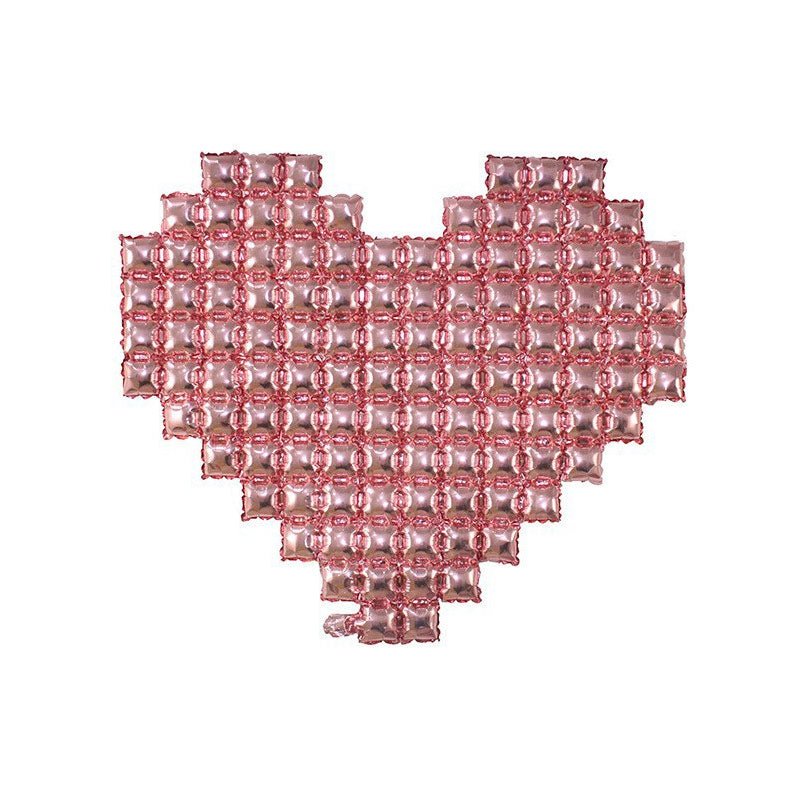 Extra Large Heart Mylar Foil Balloon 54"x46" Rose Gold - YauSpark