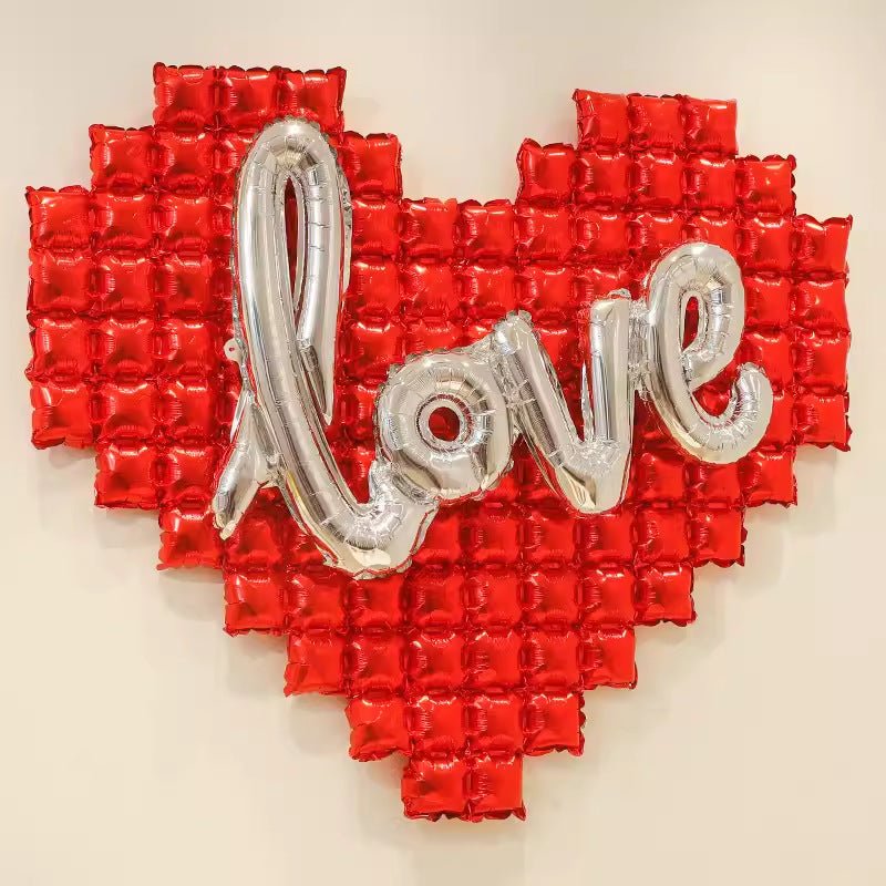 Extra Large Heart Mylar Foil Balloon 54"x46" Rose Gold - YauSpark