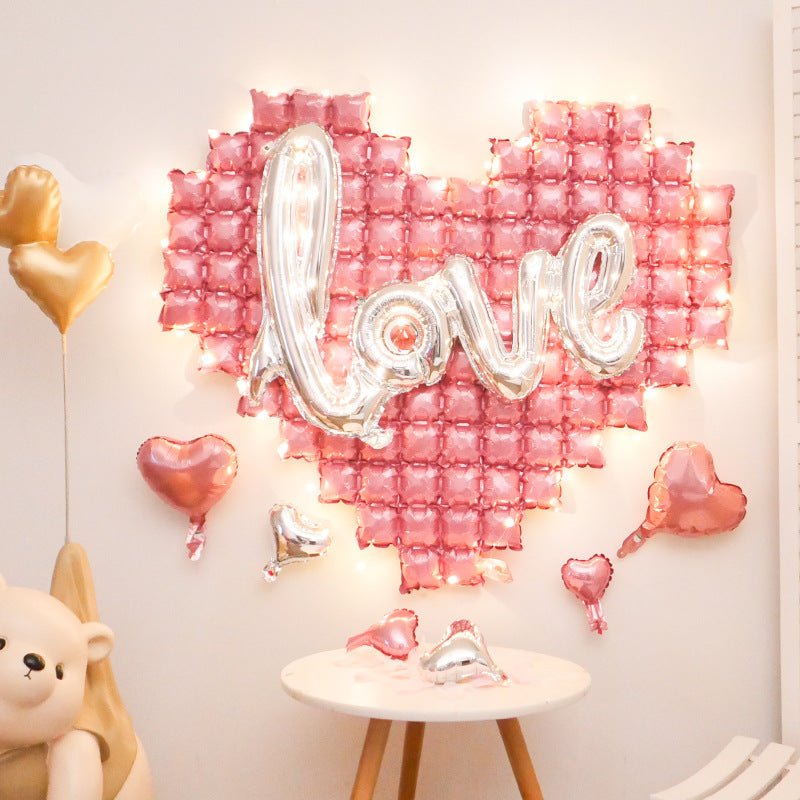 Extra Large Heart Mylar Foil Balloon 54"x46" Rose Gold - YauSpark